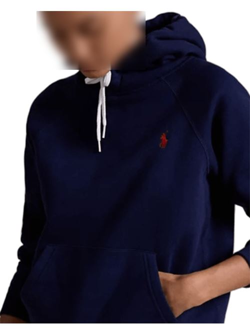 FELPA ATTILLATA CON CAPPUCCIO POLO RALPH LAUREN | 211971691003